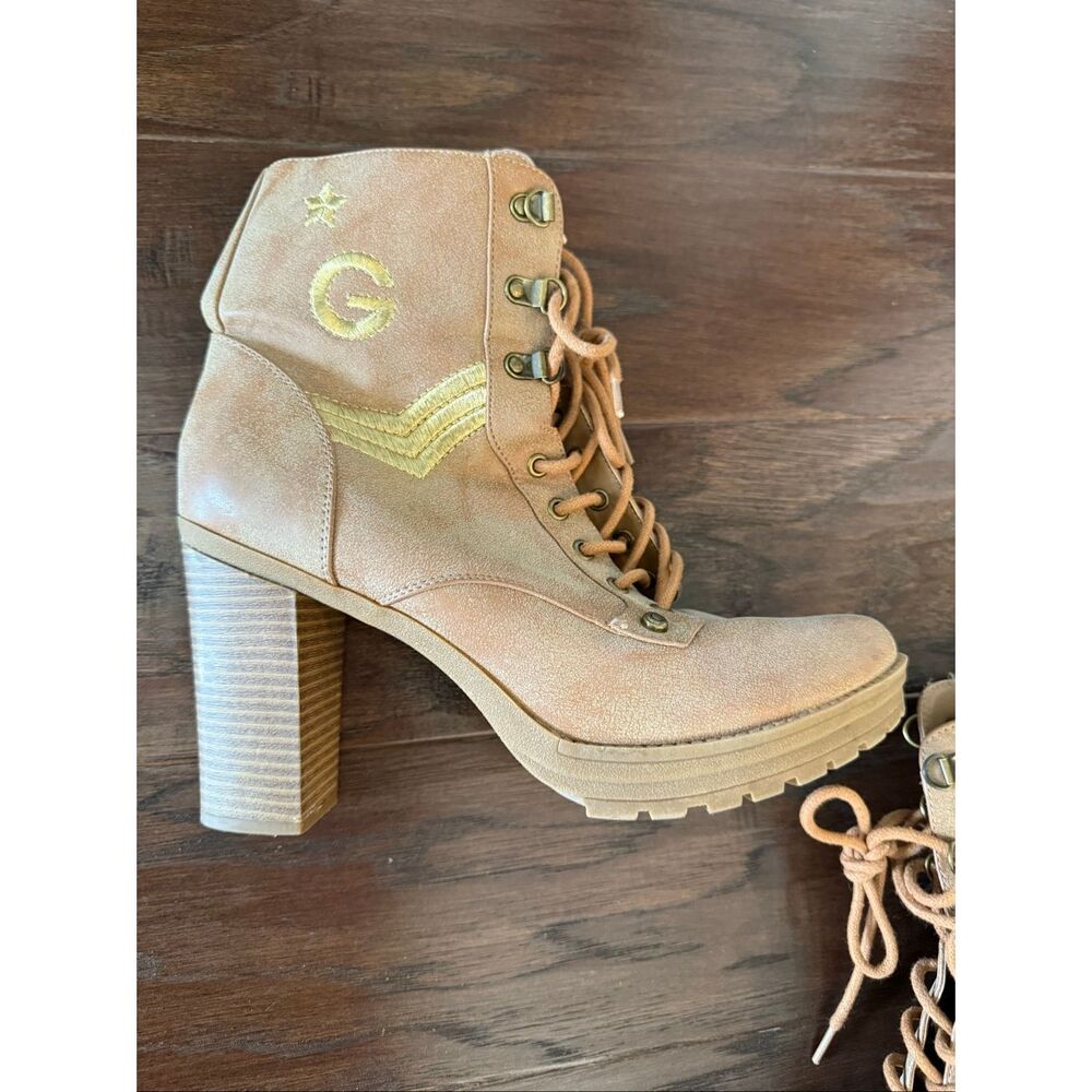 Guess Lug Sole Heel Combat Boots size 10 - Picture 3 of 6